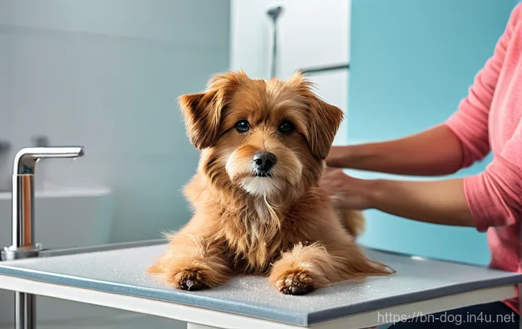 치와와와 푸들의 교배 - An energetic and intelligent Chipoo dog, with a sleek, short, fawn-colored coat and alert, sparkling...